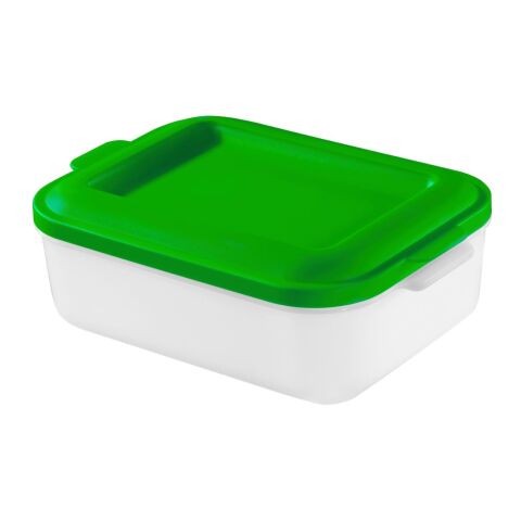 Nachhaltiger Werbeartikel Vorratsdose "Brot-Box" – grasgrün – mit Logo bedruckt