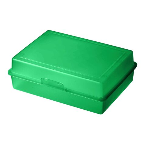 Firmengeschenk Essensbehälter Picknick – grasgrün – mit individuellem Werbedruck, Made in Germany, nachhaltiger Food-Container