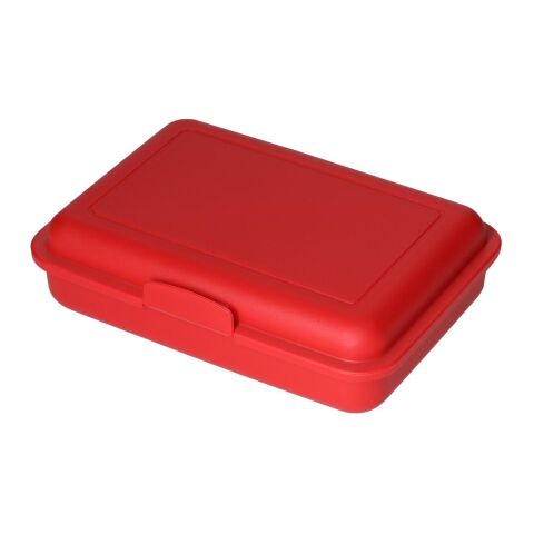 Nachhaltiger Werbeartikel Vorratsdose "School-Box" Junior – rot – mit Logo bedruckt