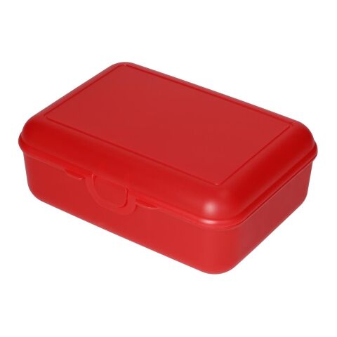 Werbeartikel Essensbehälter School-Box deluxe – rot – mit individuellem Werbedruck BPA-freie PP-Dose für nachhaltiges Catering