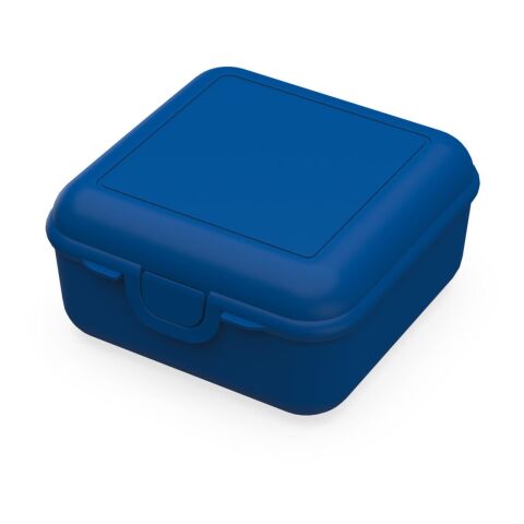Nachhaltiger Werbeartikel Vorratsdose "Cube" deluxe – trend-blau ps – mit Logo bedruckt
