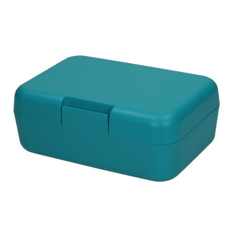 Nachhaltiger Werbeartikel Vorratsdose "Foodbox" – teal – mit Logo bedruckt