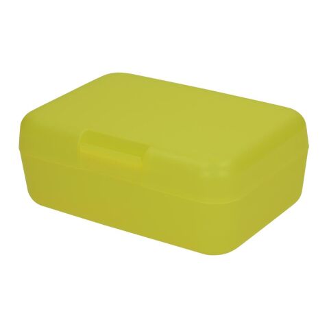 Nachhaltiger Werbeartikel Vorratsdose "Foodbox" – standard-gelb – mit Logo bedruckt
