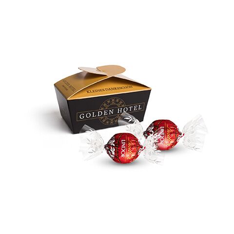 Lindt Lindor Kugeln im Werbeballotin 4c Digitaldruck | Milchschokolade
