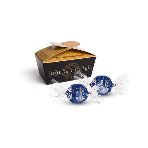 Lindt Lindor Kugeln im Werbeballotin ohne Werbeanbringung | Schokolade Feinherb