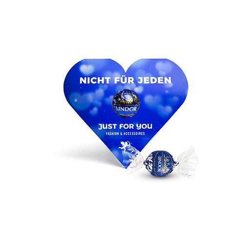 Lindt Lindor Kugel in Werbekartonage ohne Werbeanbringung | Schokolade Feinherb