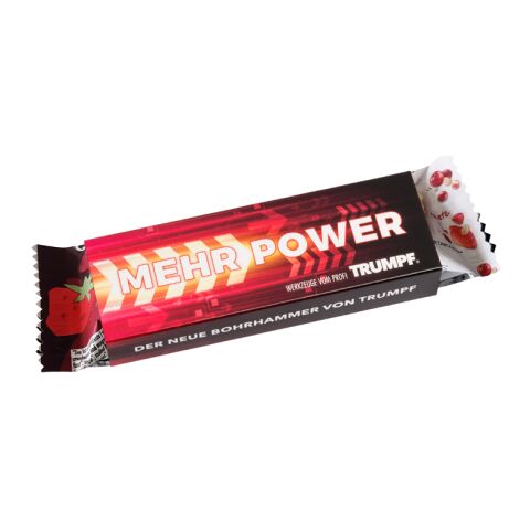 Powerbar Energy Riegel im Werbeschuber 4c Digitaldruck | Strawberry &amp; Cranberry
