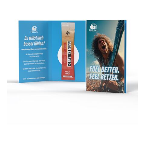 Upsters Electrolytes Stick in Werbeklappkarte