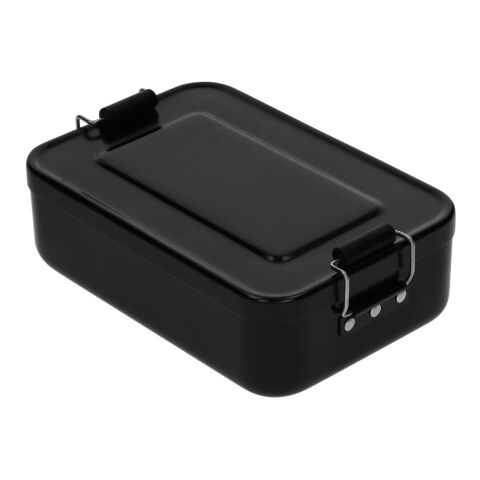 Werbeartikel Vorratsdose "Metallic" – schwarz – mit Logo bedruckt