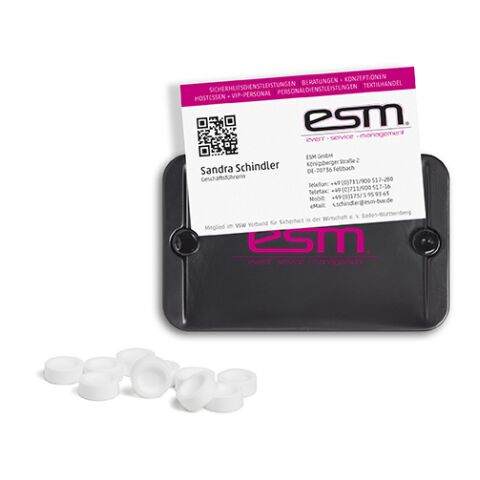 Werbeartikel B2Box – schwarz – mit Logo bedruckt