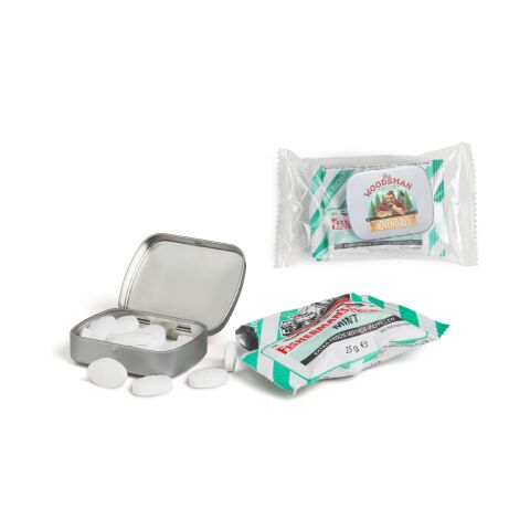 Werbeartikel Fisherman's Friend Combi Pack – weiß-matt – mit Logo bedruckt