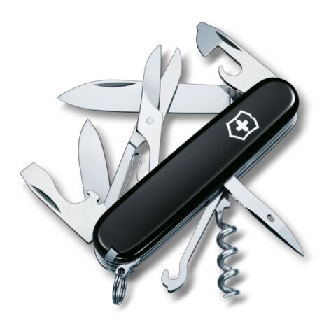 Werbeartikel Victorinox Climber Taschenmesser | schwarz | mit Logo bedrucken