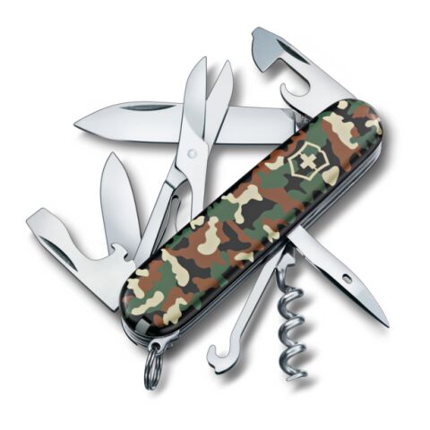 Werbeartikel Victorinox Climber Taschenmesser | olivgrün | mit Logo bedrucken