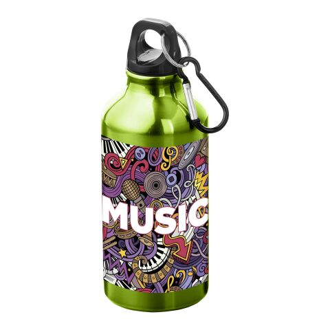 Oregon 400 ml Trinkflasche mit Karabiner Standard | apfelgrün-pearl | ohne Werbeanbringung | Nicht verfügbar | Nicht verfügbar