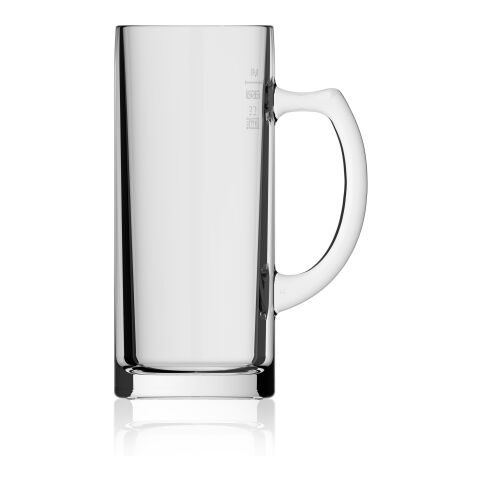 Gastro-Werbemittel Bierglas Rastal Gutsherren – transparent – mit Logodruck 0,4l als klassischer Willibecher für Gastronomie, Bars & Restaurants