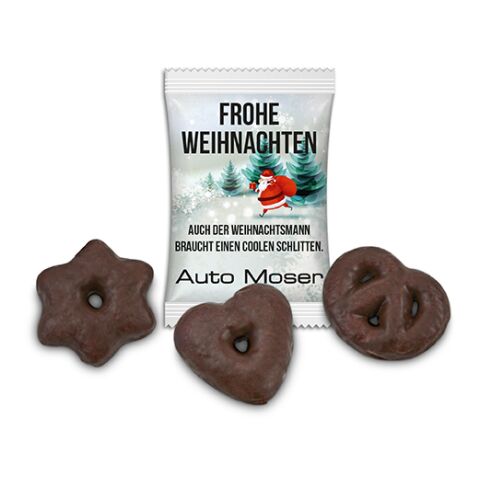 Mini Dreierlei im Werbetütchen weiß | ohne Werbeanbringung | Standard-Folie