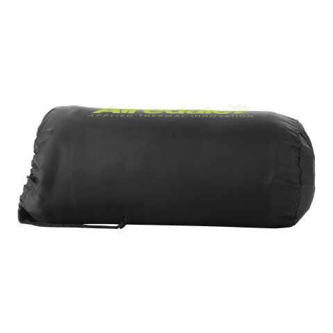 Werbeartikel Kuscheldecke Huggy – limone – bestickt 150x120cm weiches Polarfleece mit Hülle ideal für Events und Mitarbeitergeschenke