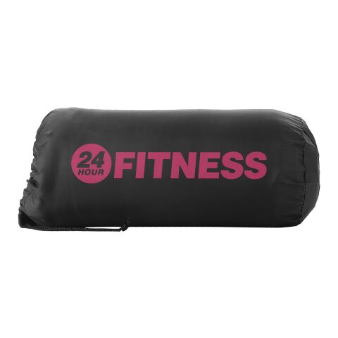 Werbeartikel Huggy Fleecedecke und Hülle – magenta – mit Logo bedruckt