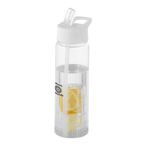 Tutti frutti Trinkflasche mit Fruchtsieb Standard | transparent-weiss | ohne Werbeanbringung | Nicht verfügbar | Nicht verfügbar