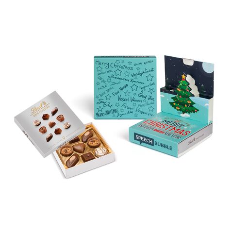 Lindt Mini Pralinés in Christmas Pop-Up 4c Digitaldruck | Nicht verfügbar
