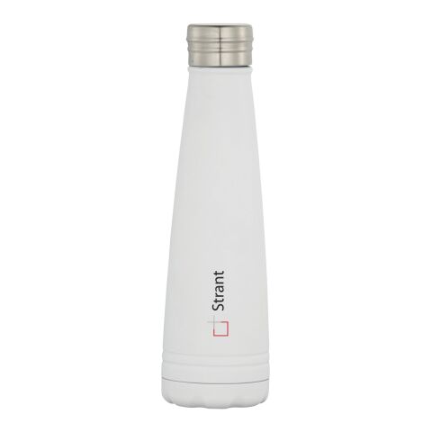 48h Express-Druck Werbeartikel Duke Kupfer-Vakuum Isolierflasche – weiß – mit Logo bedruckt