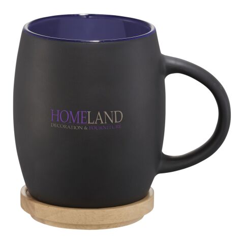 Hearth Keramiktasse mit Holz Deckel &amp; Untersetzer 