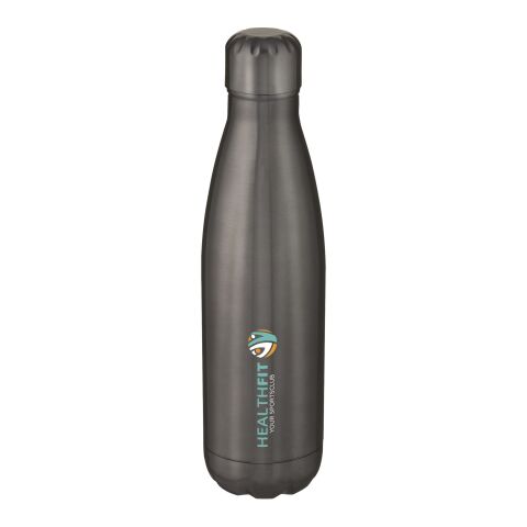 Werbeartikel Cove 500 ml vakuumisolierte Edelstahlflasche – Titan