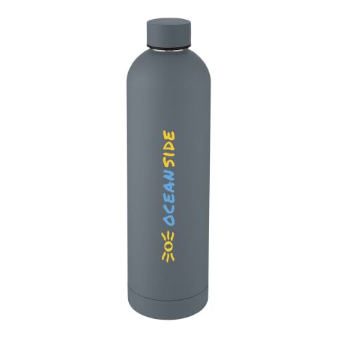 Spring 1 l Kupfer-Vakuum Isolierflasche Standard | dunkelgrau | ohne Werbeanbringung | Nicht verfügbar | Nicht verfügbar