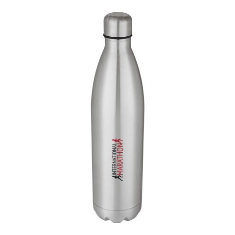 Werbeartikel Cove 1 I Vakuum-Isolierflasche – silber – mit Logo bedruckt