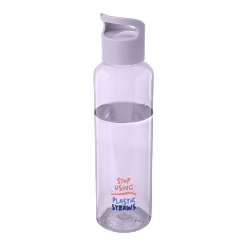 Werbeartikel Sky 650 ml Sportflasche aus recyceltem Kunststoff – fliederfarben – mit Logo bedruckt