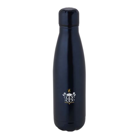 Kundengeschenk Cove Edelstahlflasche – navy – mit 48h Express-Gravur 500 ml vakuumisoliert nachhaltig für das Mitarbeiter-Onboarding