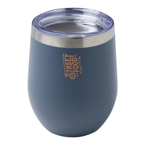48h Express-Druck Werbeartikel Corzo 350 ml RCS-zertifizierter Kupfer-Vakuum Isolierbecher aus recyceltem Edelstahl – Hale Blue – mit Logo bedruckt