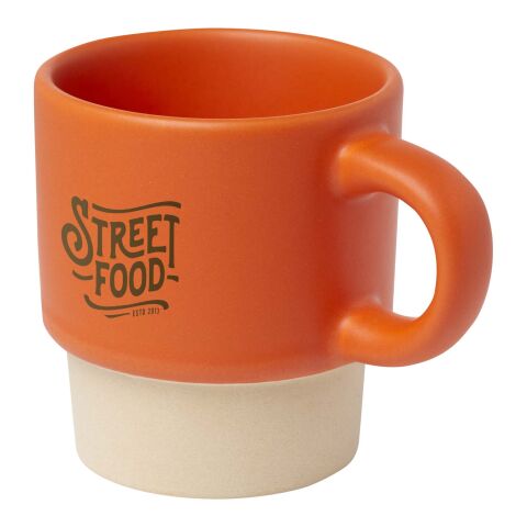 Olympia 130 ml stapelbarer Expresso Becher mit Tonboden Standard | orange | ohne Werbeanbringung | Nicht verfügbar | Nicht verfügbar