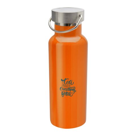 Nachhaltiger Werbeartikel Sedona 500 ml RCS-zertifizierte Trinkflasche aus Edelstahl – orange