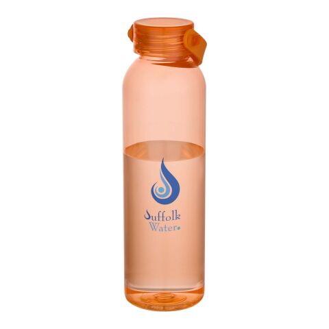48h Express-Druck Nachhaltiger Werbeartikel Alti 630 ml RCS-zertifizierte Trinkflasche aus recyceltem Kunststoff – orange – mit Logo bedruckt
