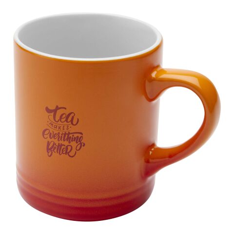 Werbeartikel Laguna Keramiktasse 330 ml – orange