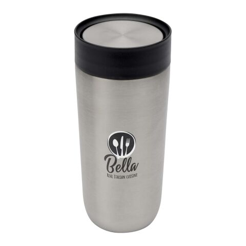 48h Express-Druck Werbeartikel Camden 350 ml  RCS-zertifizierter Becher aus Edelstahl – Silber – mit Logo bedruckt