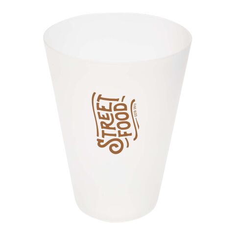 Hudson 180 ml doppelwandiger Becher aus recyceltem Kunststoff Standard | klar mattiert | ohne Werbeanbringung | Nicht verfügbar | Nicht verfügbar