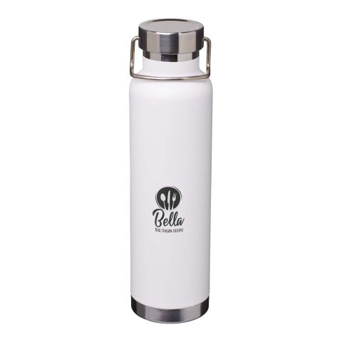 Thor 650 ml RCS-zertifizierte Kupfer-Vakuum Isolierflasche aus recyceltem Edelstahl Standard | weiß | ohne Werbeanbringung | Nicht verfügbar | Nicht verfügbar