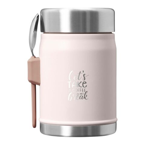 Stanley 400ml Legendary Food Jar Lunchpot mit Göffel Standard | hellrosa | 1-farbiger Tampondruck | Kappe | Ø 60 mm