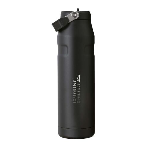 Werbeartikel Stanley IceFlow 2.0 1060 ml Flasche mit Flip-Trinkhalm – schwarz – mit Logo bedruckt