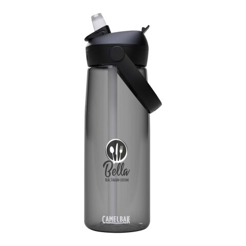 Werbeartikel Camelbak Thrive Flip 750 ml Tritan Renew Trinkflasche mit Flip Strohhalm | charcoal | mit Logo bedrucken