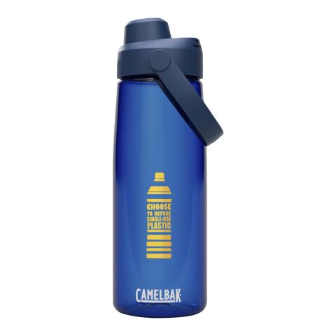 Werbeartikel Tritan Renew Sport Trinkflasche 750 ml Camelbak Thrive Chug Schraubverschluss auslaufsicher BPA-frei – royalblau – mit Logo bedruckt