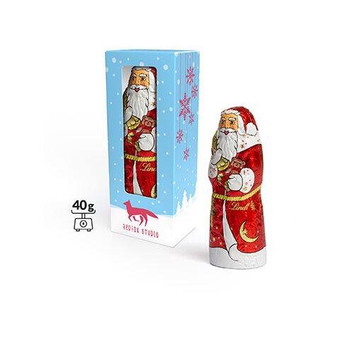 Lindt Schoko Nikolaus in Vollkartonage