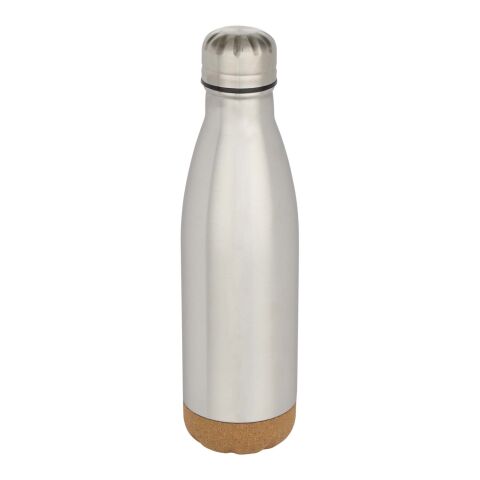 Cove 500 ml doppelwandige, vakuumisolierte Trinkflasche aus Edelstahl mit Korkdetails