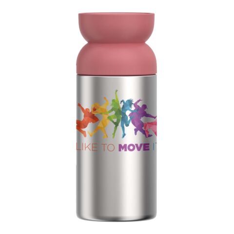 Firmengeschenk Thermobecher Mepal Ellipse – rosa – mit 48h Express-Gravur 350ml Edelstahl-Isolierbecher für Firmenpräsente