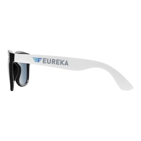 Sun Ray Sonnenbrille mit weißen Bügeln Standard | schwarz | ohne Werbeanbringung | Nicht verfügbar | Nicht verfügbar