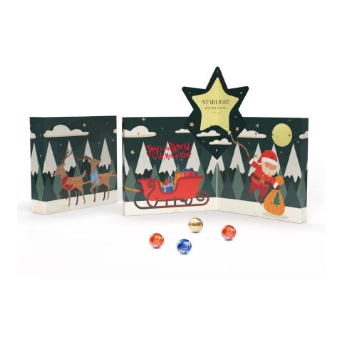 Lindt Adventskalender &quot;Buch&quot; Pop-Up Eco ohne Werbeanbringung | Standard