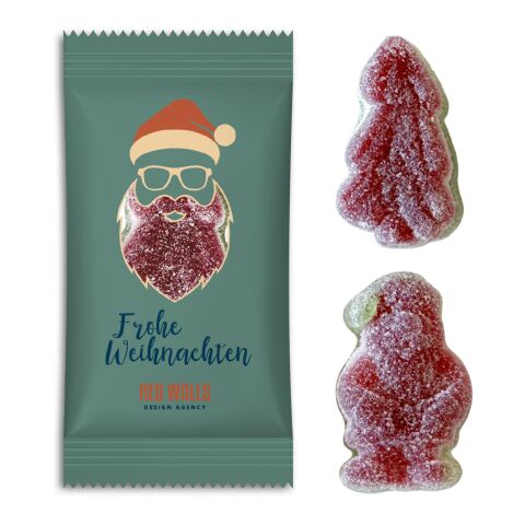 Weihnachts-Schaumzucker weiß | ohne Werbeanbringung | Standard-Folie