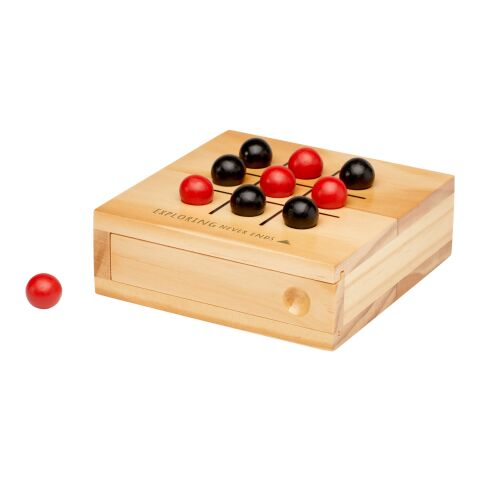 Strobus Tic-Tac-Toe Spiel aus Holz Standard | natur | ohne Werbeanbringung | Nicht verfügbar | Nicht verfügbar